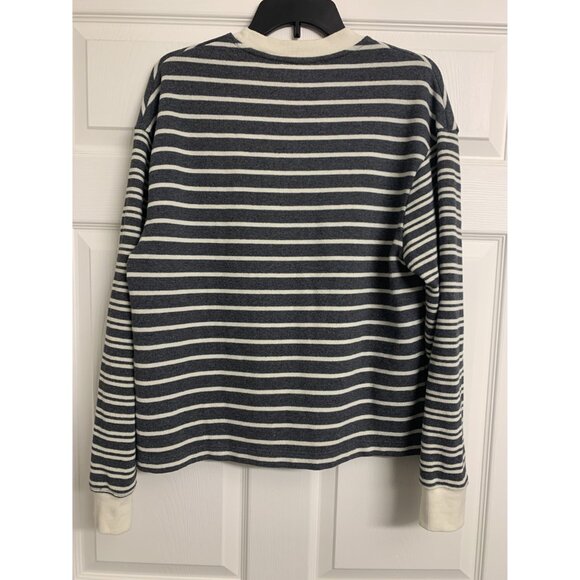 Zara Striped Cotton Crew Neck Nautical Sweater Size S - Picture 3 of 8